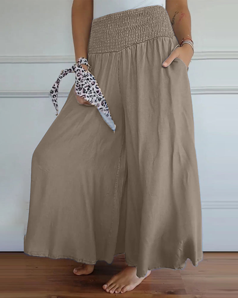 Wide Leg Trousers