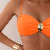 Stilingas Dviejų Dalių Bikinis