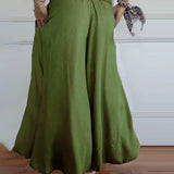 Wide Leg Trousers