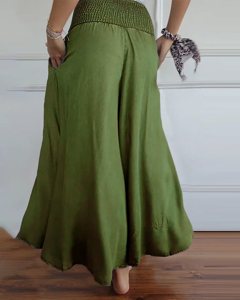 Wide Leg Trousers