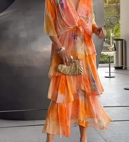 Elegantiška šifono suknelė