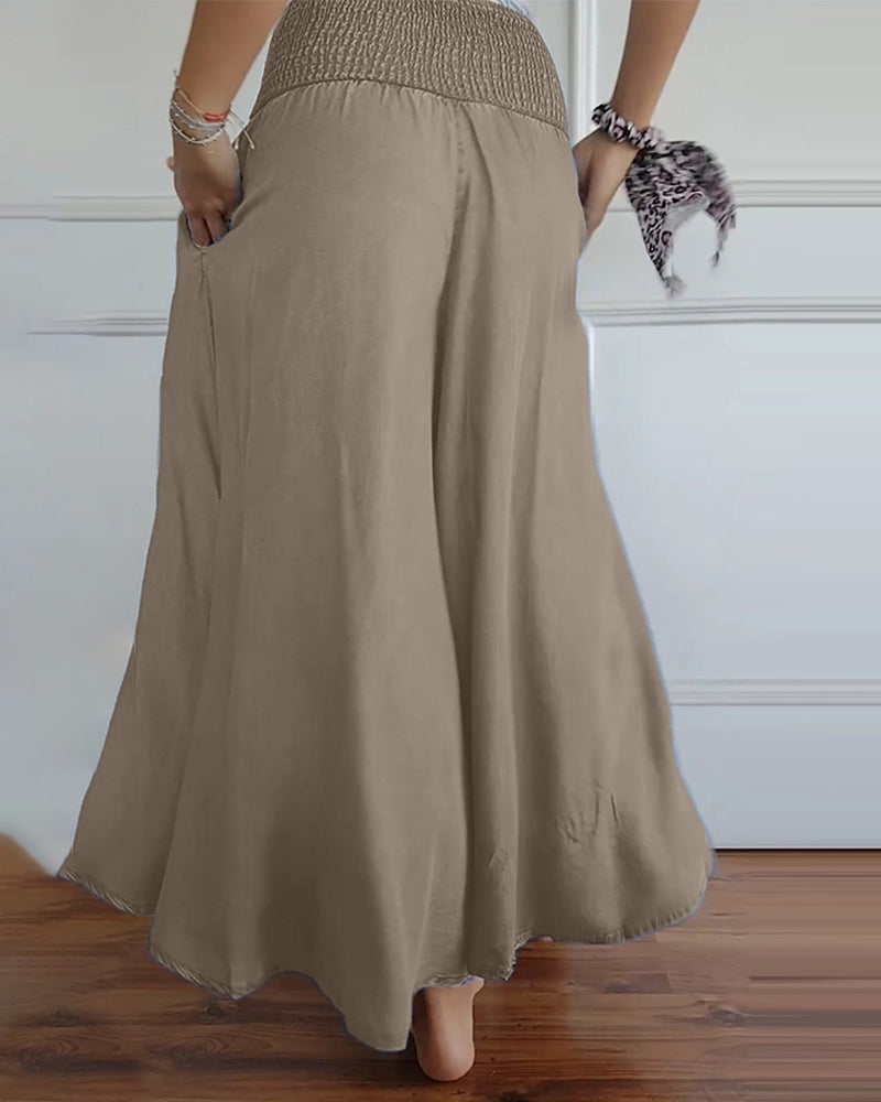 Wide Leg Trousers