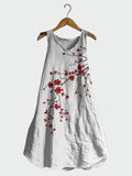 Cherries Blossom Pattern Dress