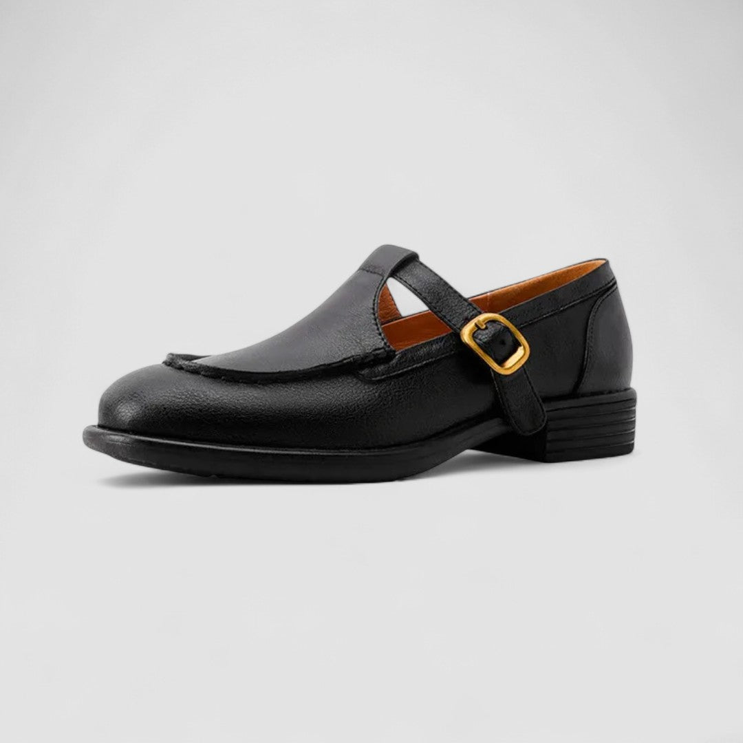 Mary Jane Orthopedic Shoes with Square Heel