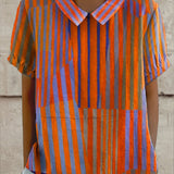 Geometric Striped Shirt (Modelis 1)