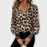 Chic Leopard Print Blouse