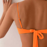 Stilingas Dviejų Dalių Bikinis