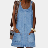 Laisvalaikio Denim Suknelė
