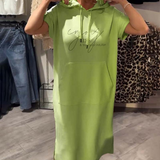 Kasdieninė suknelė su gobtuvu