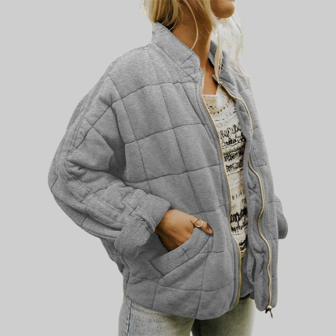Ida | Elegantiška pamušalu oversized striukė