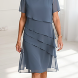 Elegantiška Ruffle Komforto Suknelė
