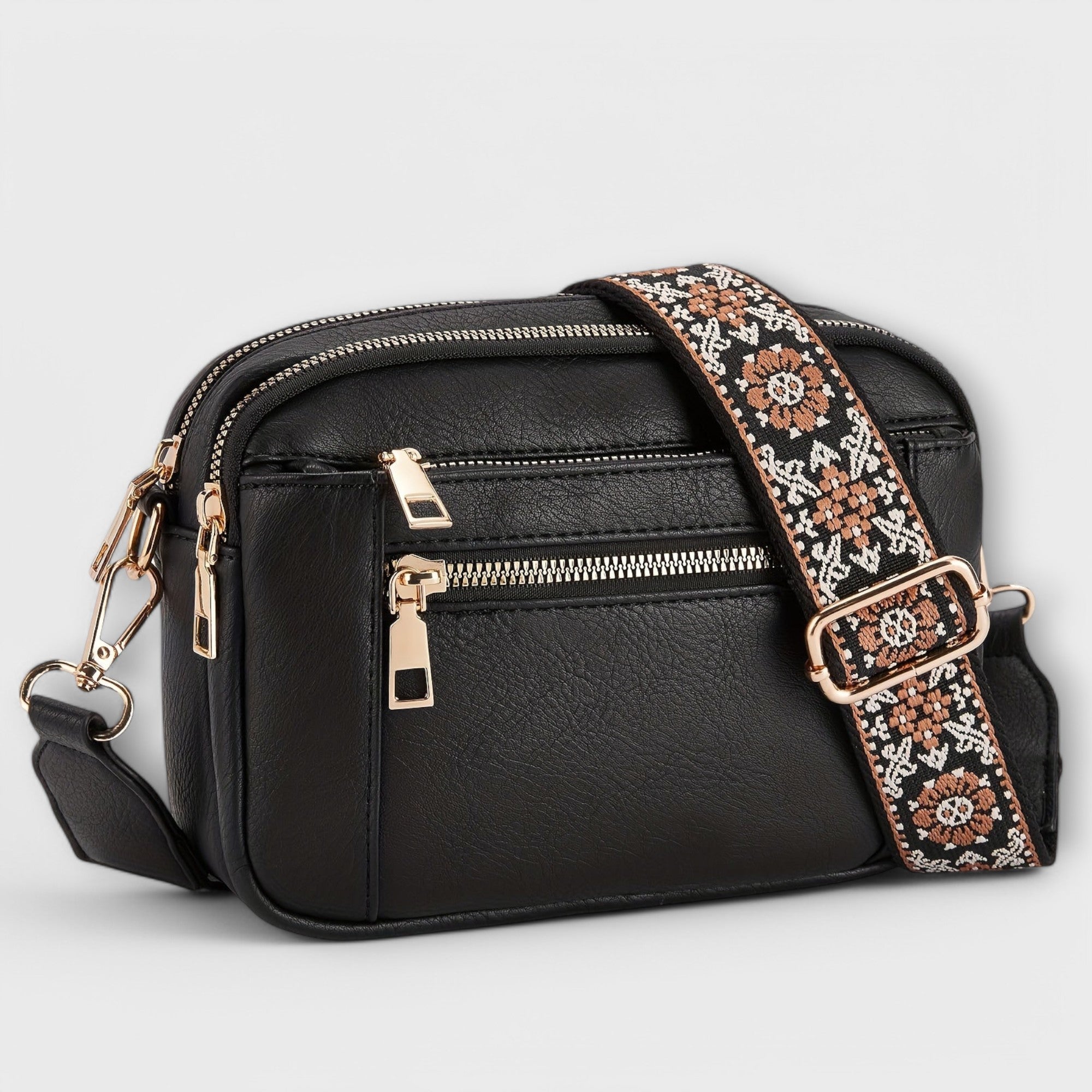 Vegan Leather Crossbody Bag