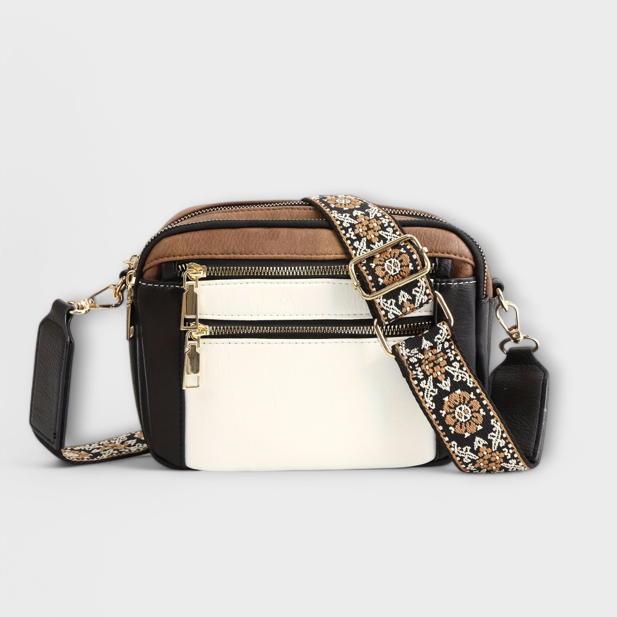 Vegan Leather Crossbody Bag