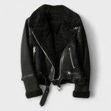 Suede Aviator Jacket