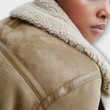 Suede Aviator Jacket