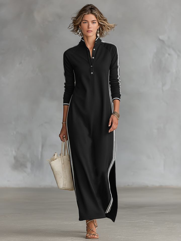 Stilinga Maxi Suknelė (Juoda 2)