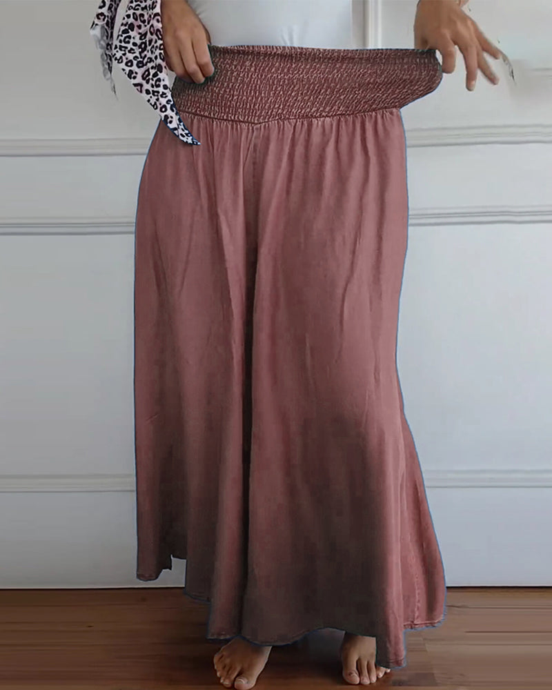 Wide Leg Trousers
