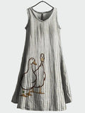Dress with a Pair of Ducklings