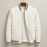 Striped Bomber Jacket
