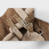 Suede Aviator Jacket