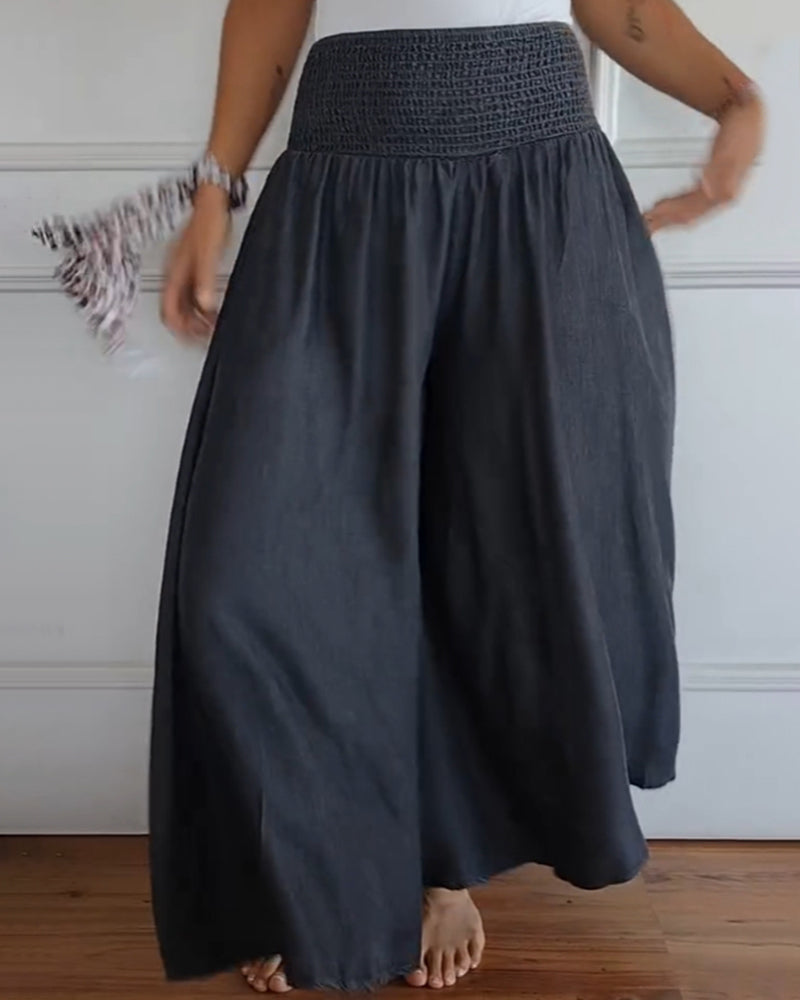 Wide Leg Trousers