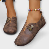 Leather Ballerina Flats