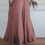 Wide Leg Trousers