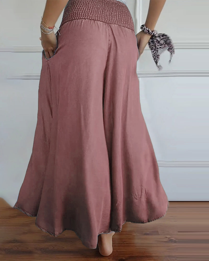 Wide Leg Trousers