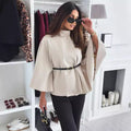 Papillon Striped Coat with Belt