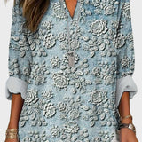 Blue Dinner Blouse