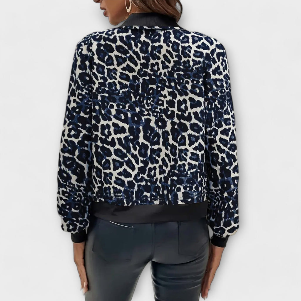 Stilingas Leopardo Rašto Paltas