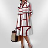 Geometric Midi Dress