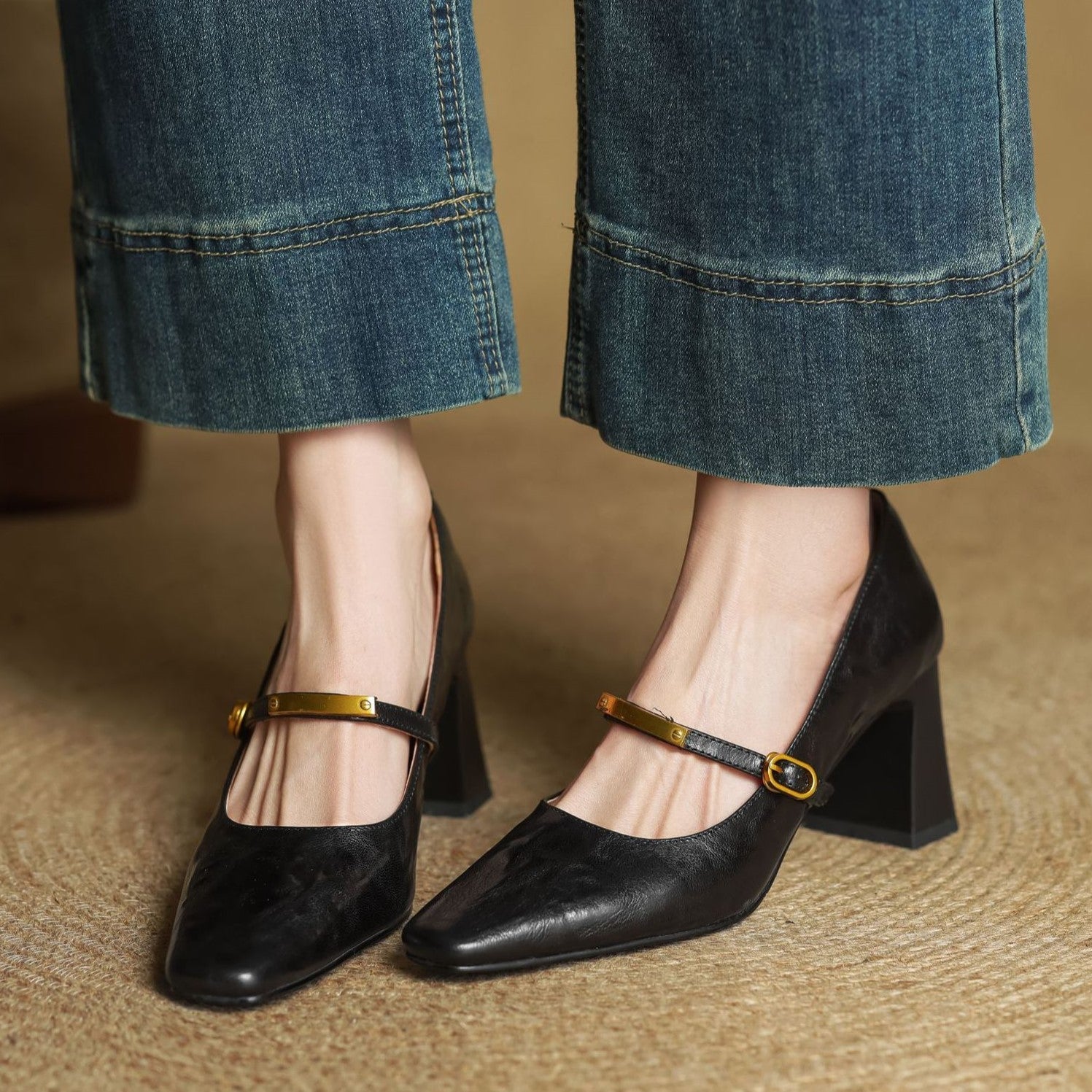 Marleon Leather High Heels
