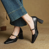 Marleon Leather High Heels