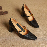 Marleon Leather High Heels