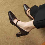 Marleon Leather High Heels