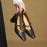 Marleon Leather High Heels