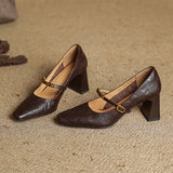 Marleon Leather High Heels