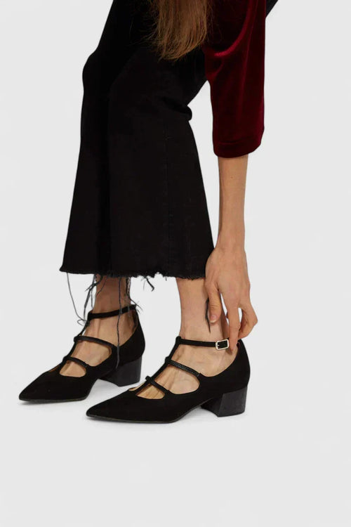 Elegantiški ir Stilingi Aukštakulniai (Juoda)