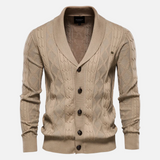 Argyle Pattern Soft Cardigan