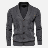 Argyle Pattern Soft Cardigan