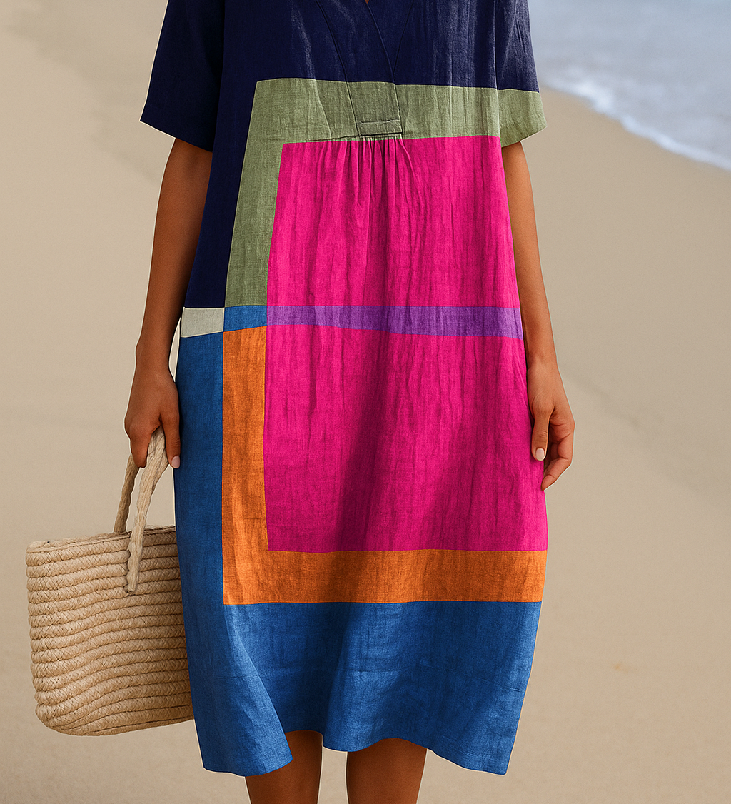Vivid Color Dress
