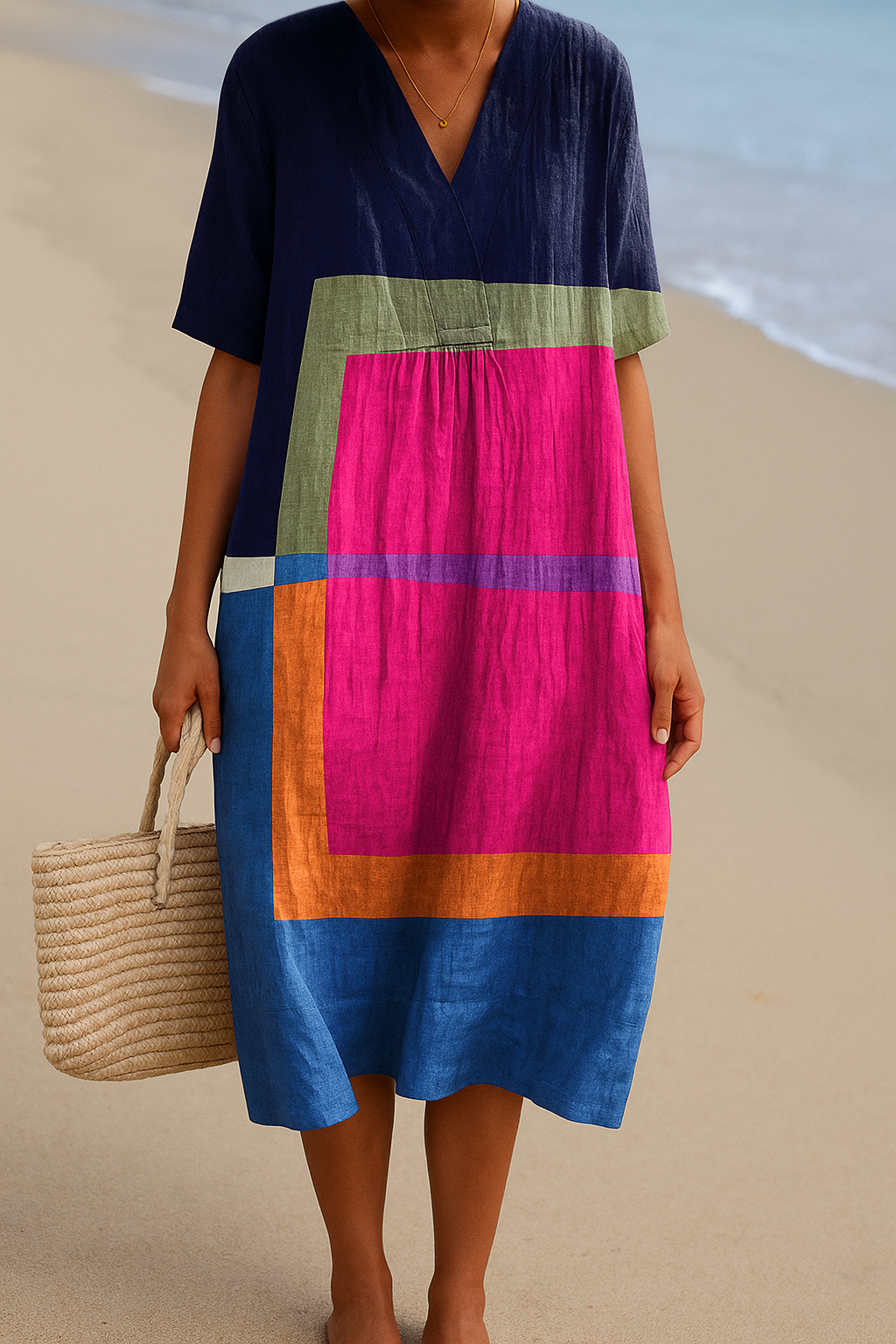 Vivid Color Dress