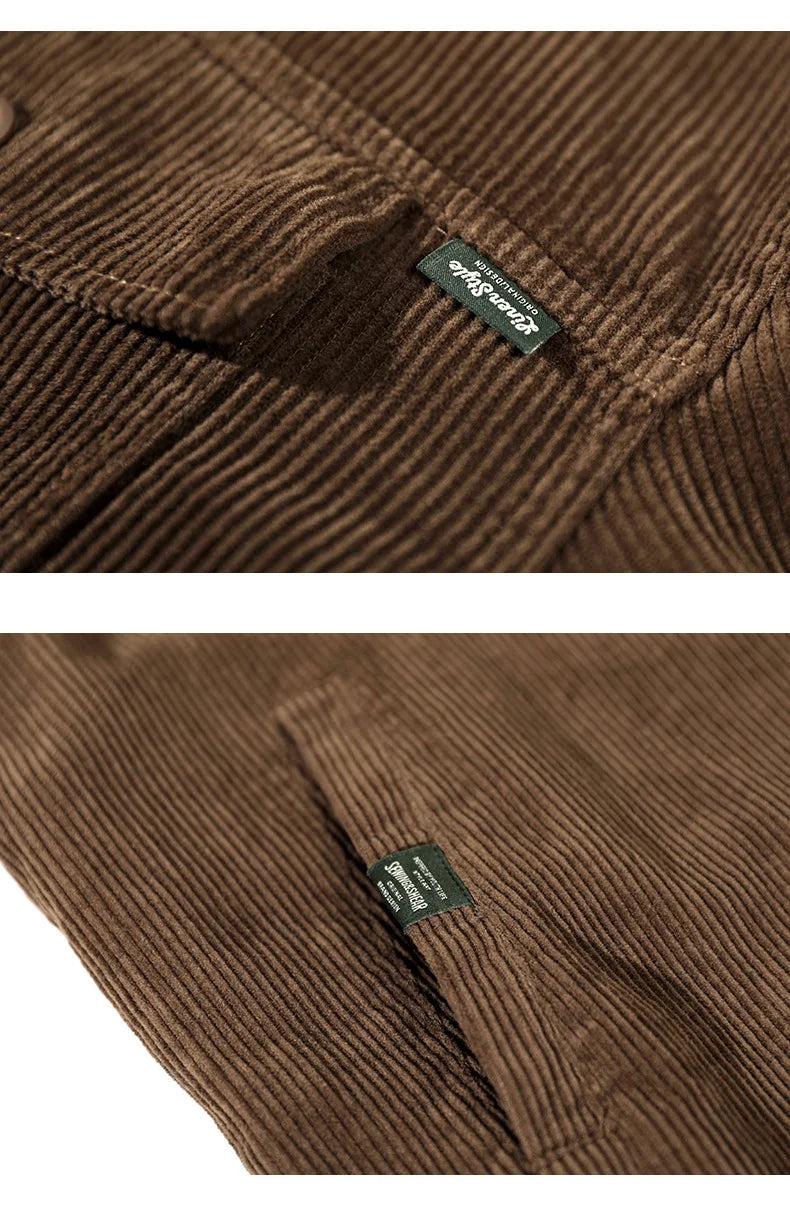 Textured Surface Corduroy Shirt