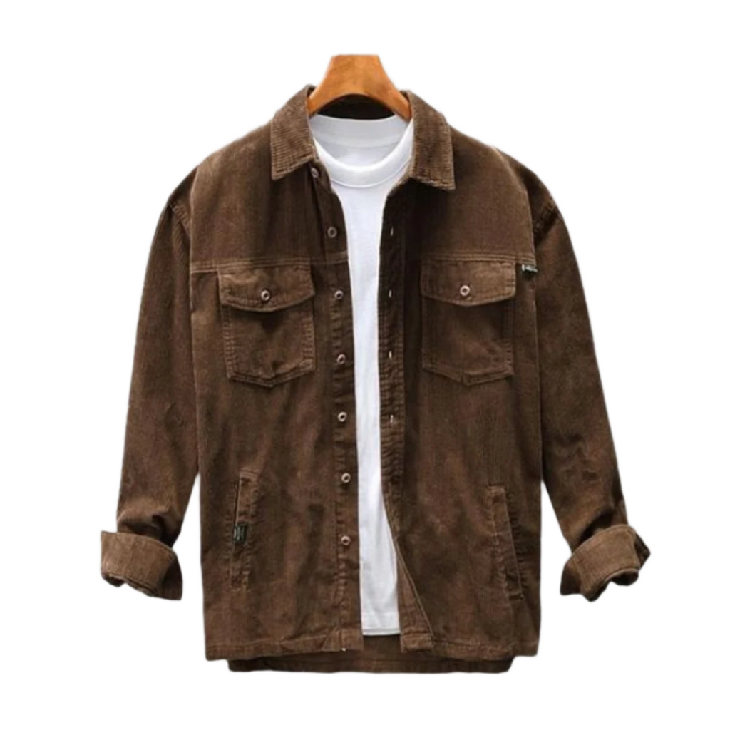 Textured Surface Corduroy Shirt
