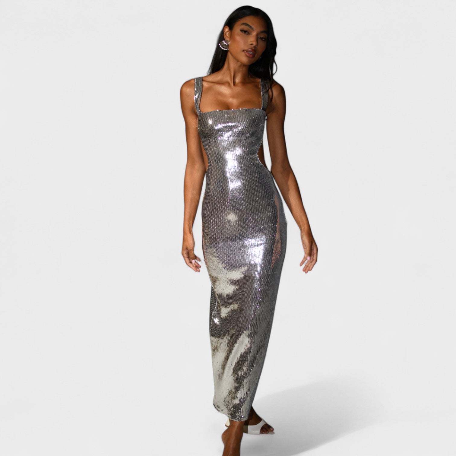 Sparkling Silver - Evening Dress