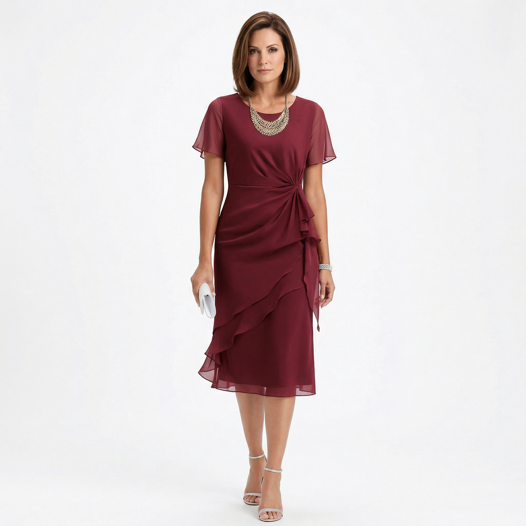 Stilinga Elegantiška Suknelė (Raudona 2)
