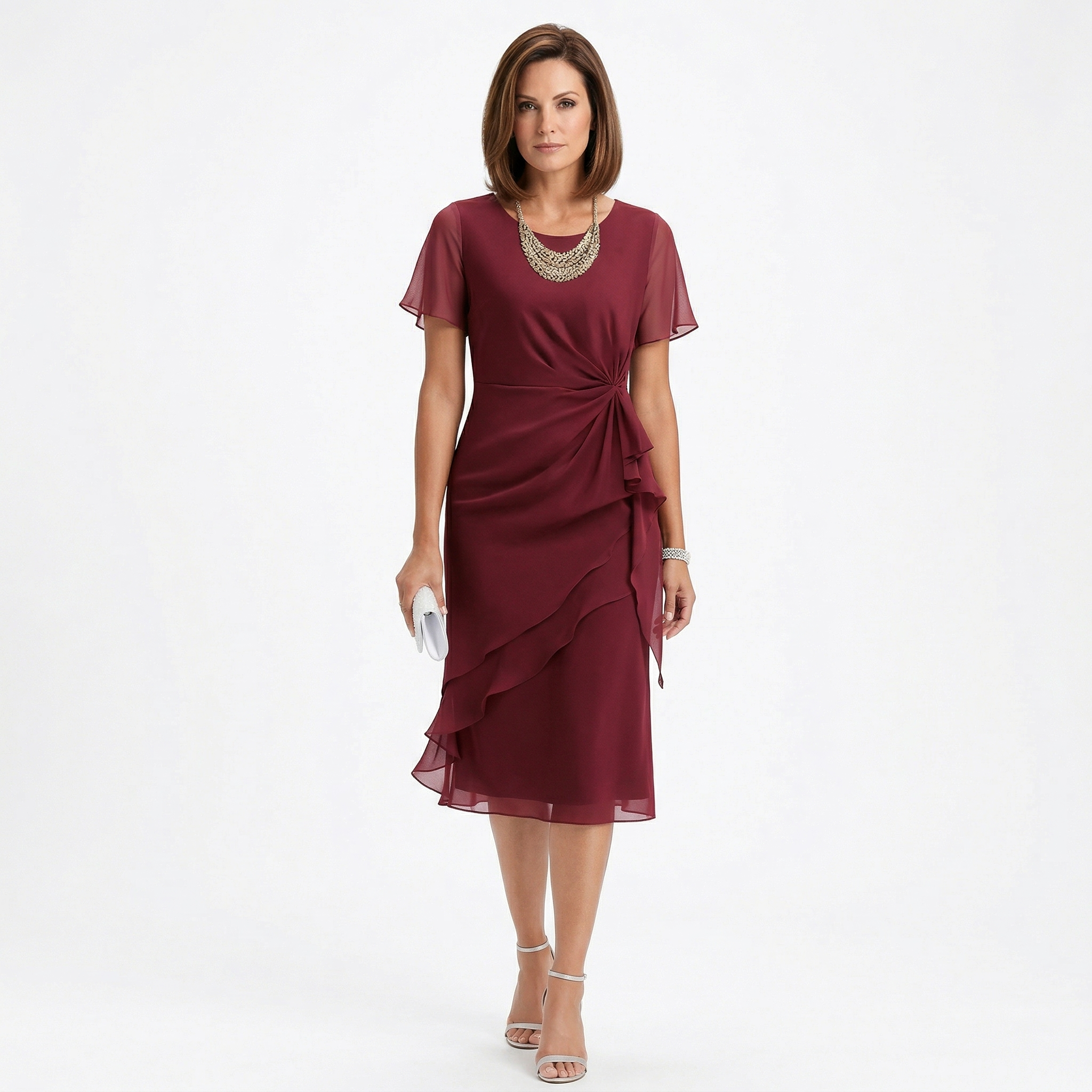 Stilinga Elegantiška Suknelė (Raudona 2)