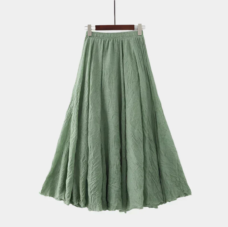 Elegantiškas Aukšto Juosmens Sijonas