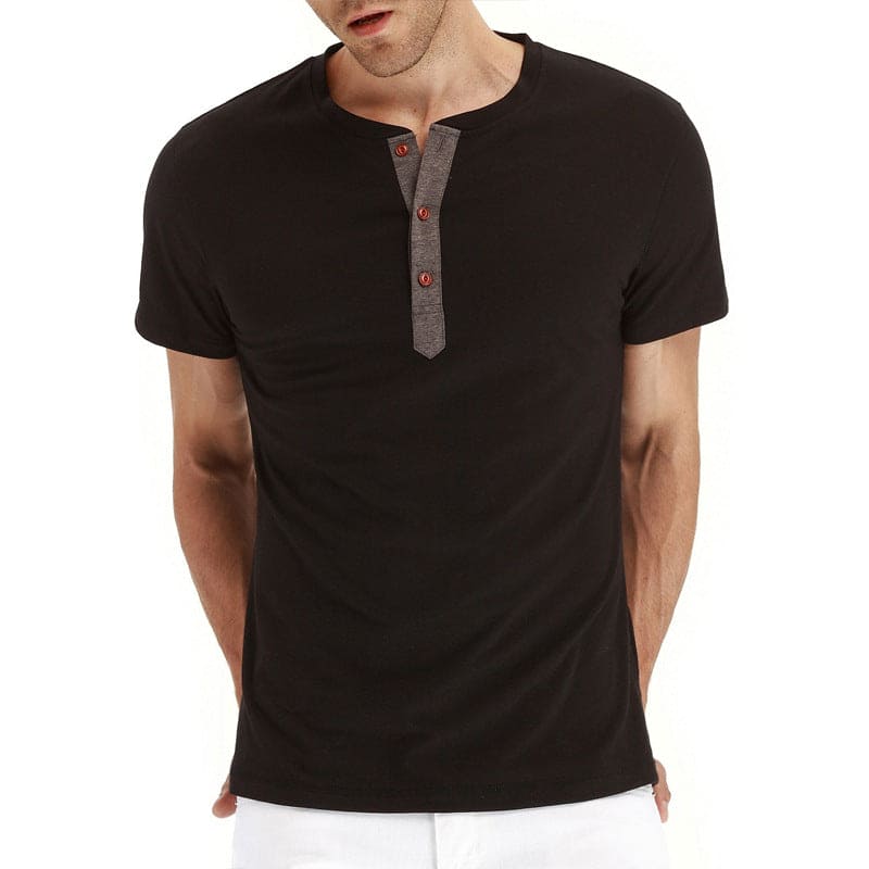 Henley T-Shirt - Soft Fabric
